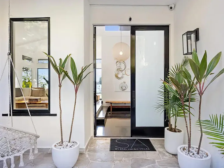 Escape to your own private paradise nestled in a celebrity neighborhood.