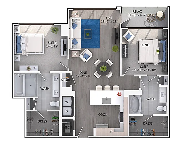 Floor plan C6