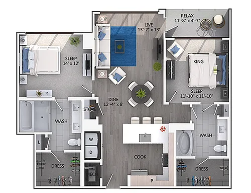 Floor plan C6