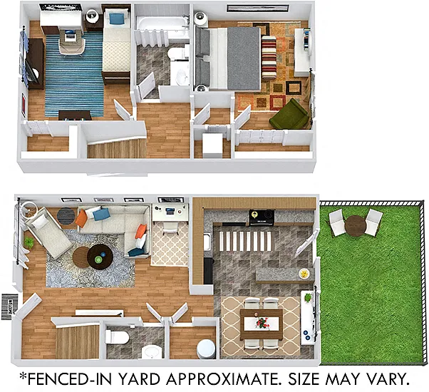 Floor plan Dogwood with Fenced-In Yard