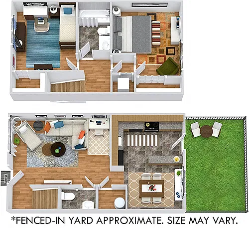 Floor plan Dogwood with Fenced-In Yard