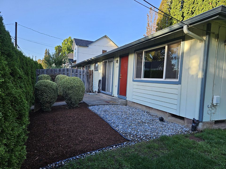 Freshly landscaped