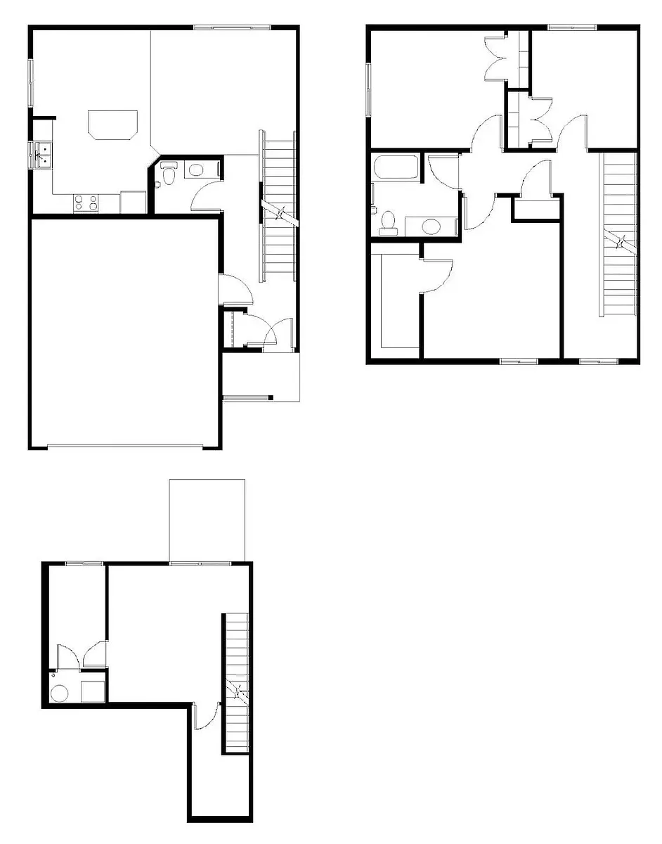 Floor plan 3 Bedroom Split Level