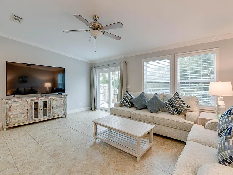 Living area with access to balcony