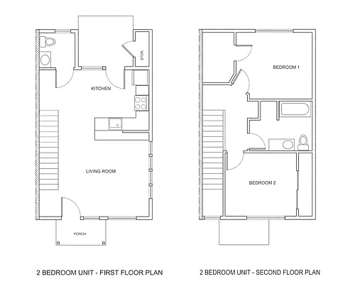 Floor plan 2 Bedroom
