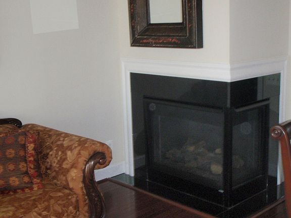 Kitchen Gas Fireplace
