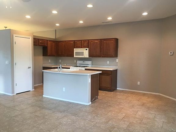 open kitchen with gas stove