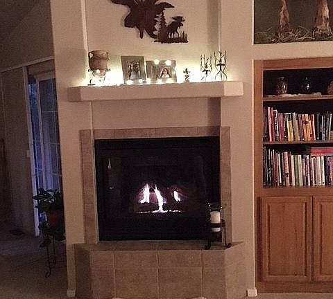 LR Gas Fireplace