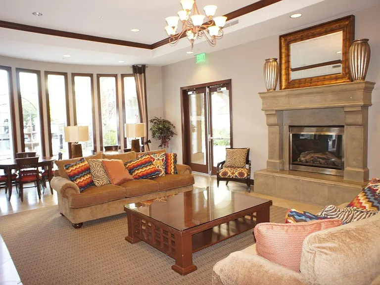 Beautiful clubhouse with a hot kitchen