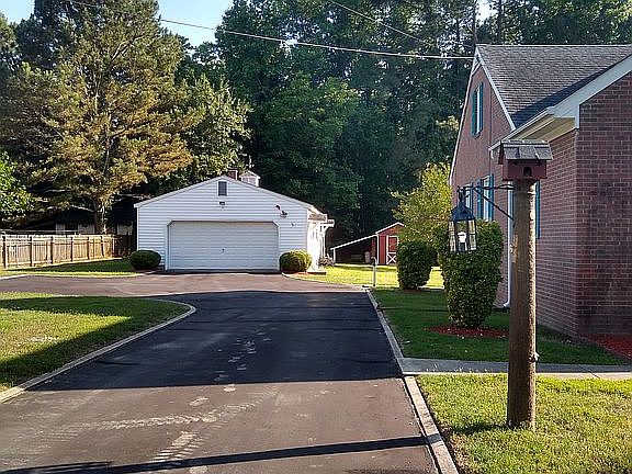 looking at garage/ workshop