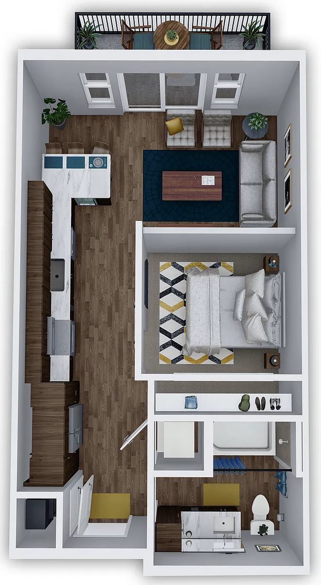 Floor plan E1