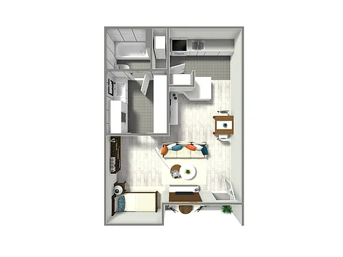 Floor plan Studio