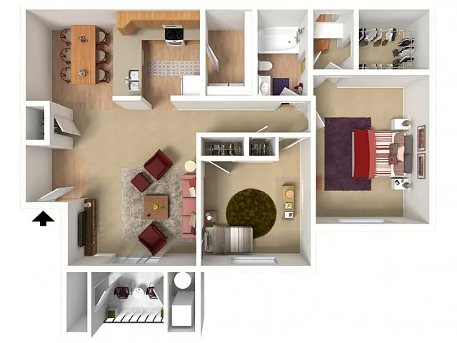 Floor plan Twin