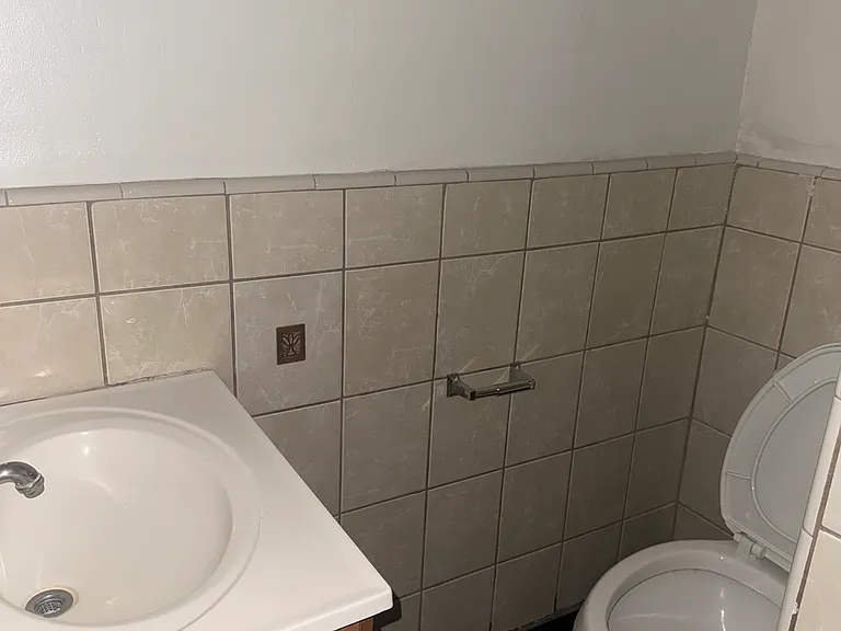 Front restroom