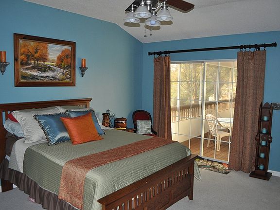 Master Bedroom with private access to the back porch