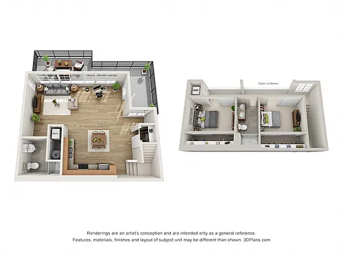 Floor plan Loft B1 Renovated
