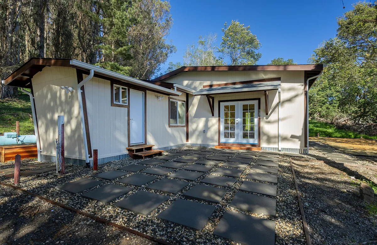 front of home with large pavers - 271 Paradise Canyon Rd #B