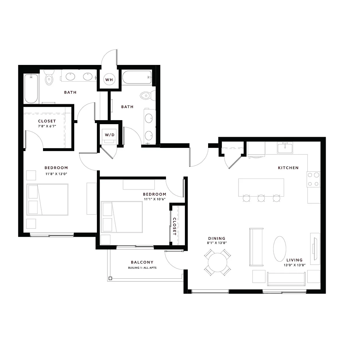 Floor plan Sand Lovegrass