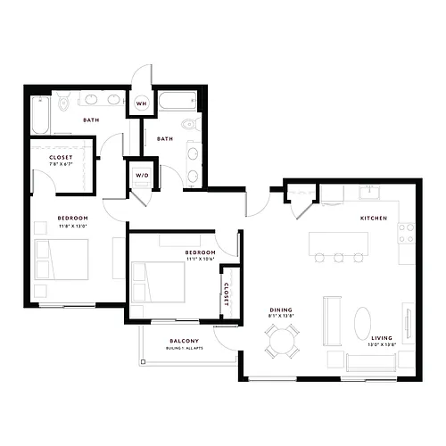 Floor plan Sand Lovegrass