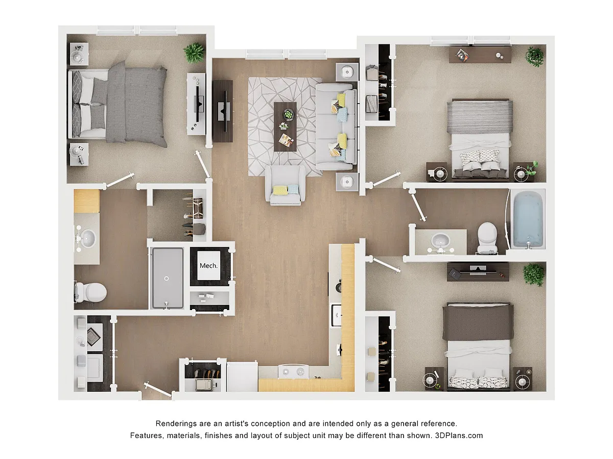 Floor plan C2 2D