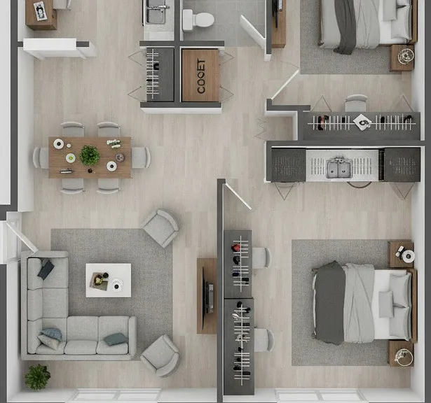 Highland House Apartments — Photo 44
