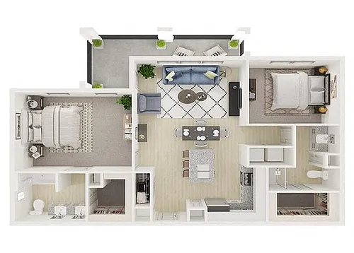Floor plan B21