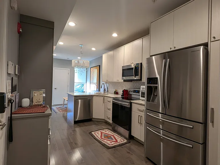 Kitchen with Samsung appliances