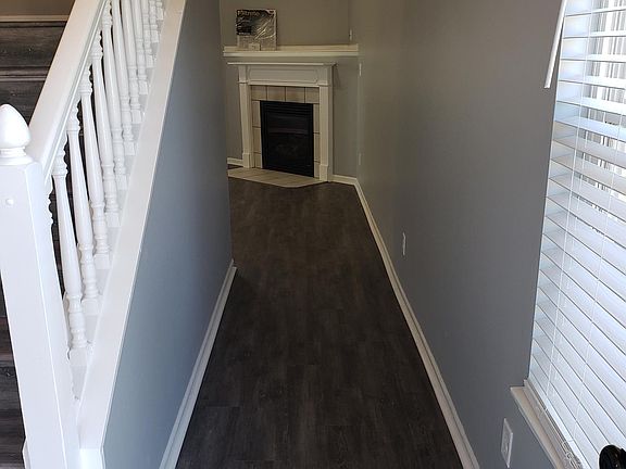 View of living room from front door