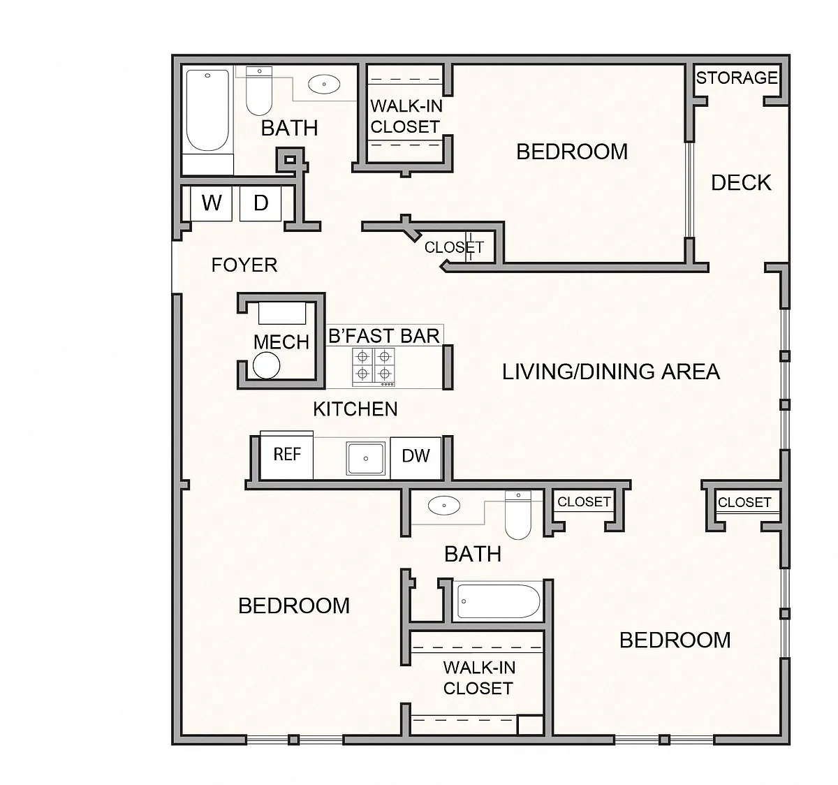 Floor plan The Oak