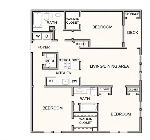 Floor plan The Oak