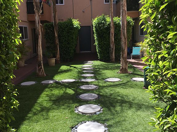 Patio for pets.