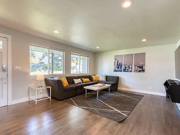 Plenty of natural light in the living room to hang out and make memories