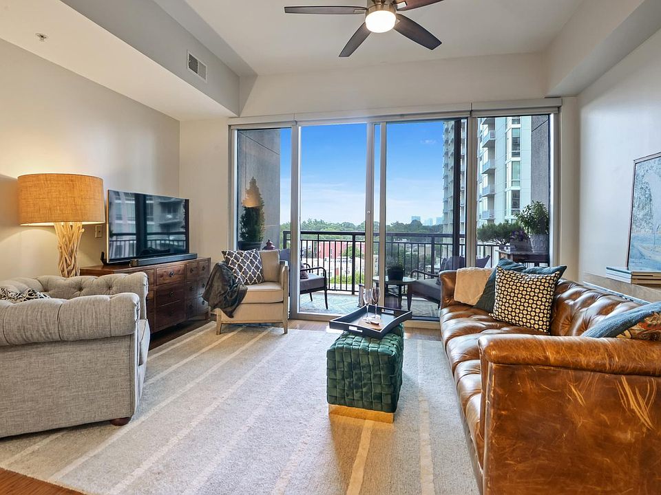Living room facing south.