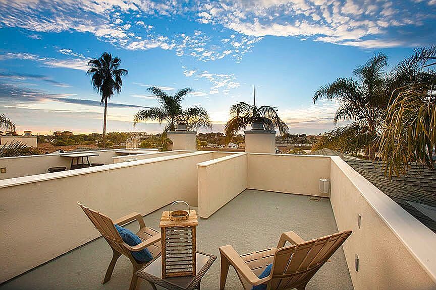 View from rooftop deck