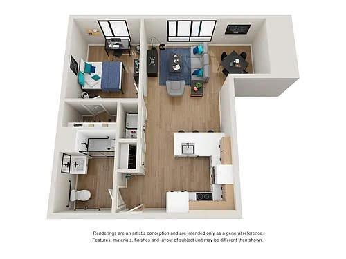 Floor plan 1B-7A
