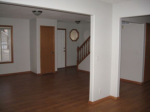 View opposite front door