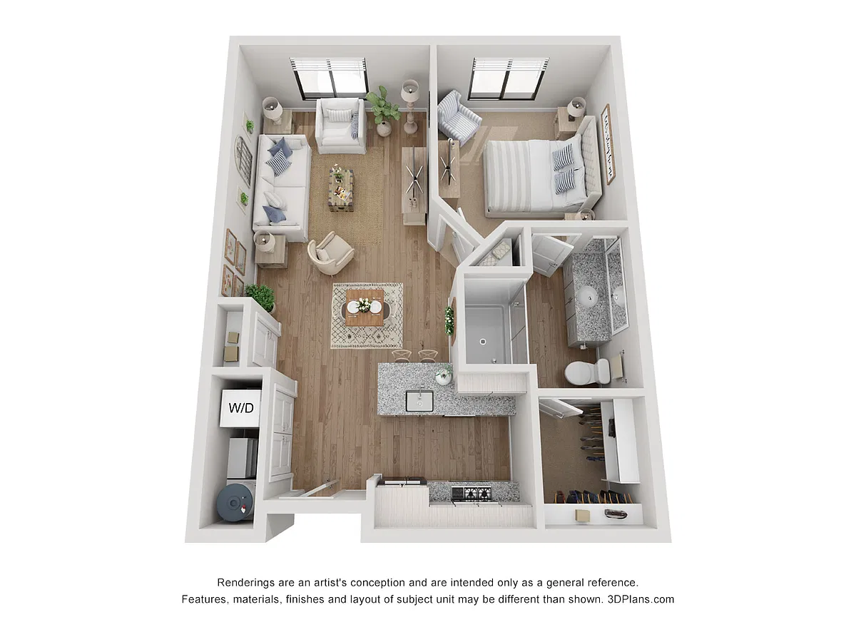 Floor plan 1X1