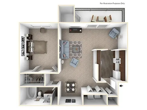 Floor plan Huron