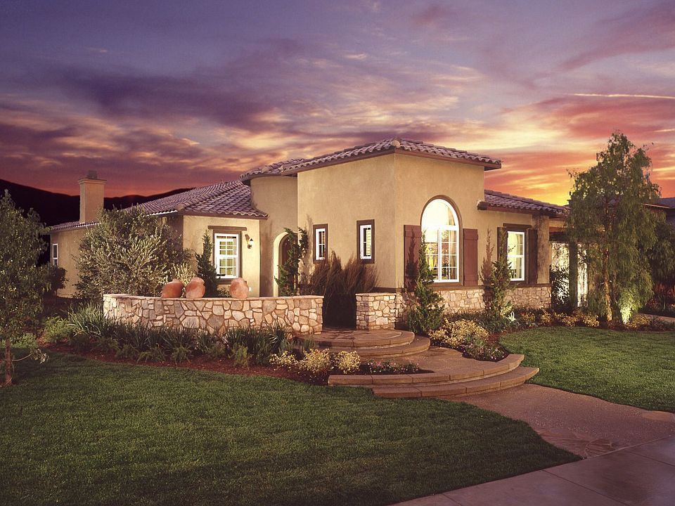 exterior of model home