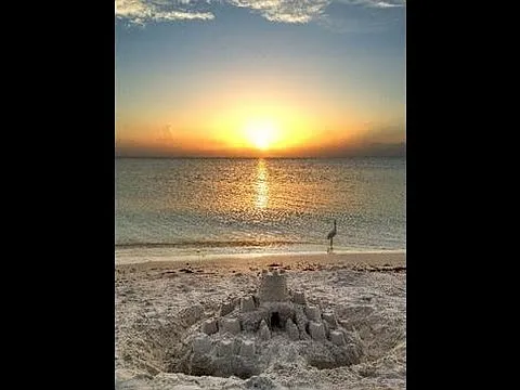 Sunset at Pelican Bay Beach