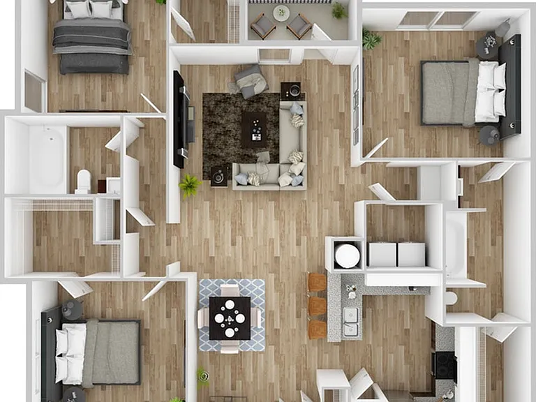 3 Bedroom | 2 Bath | 1489 SF | Renovated 3 Bedroom | 2 Bath | 1489 SF | Renovated