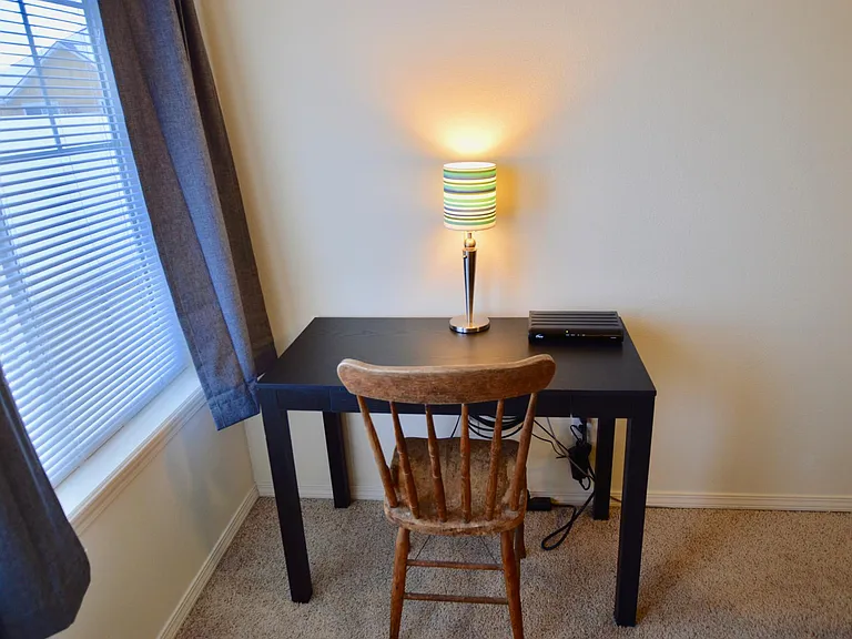 Desk and chair in Master.
