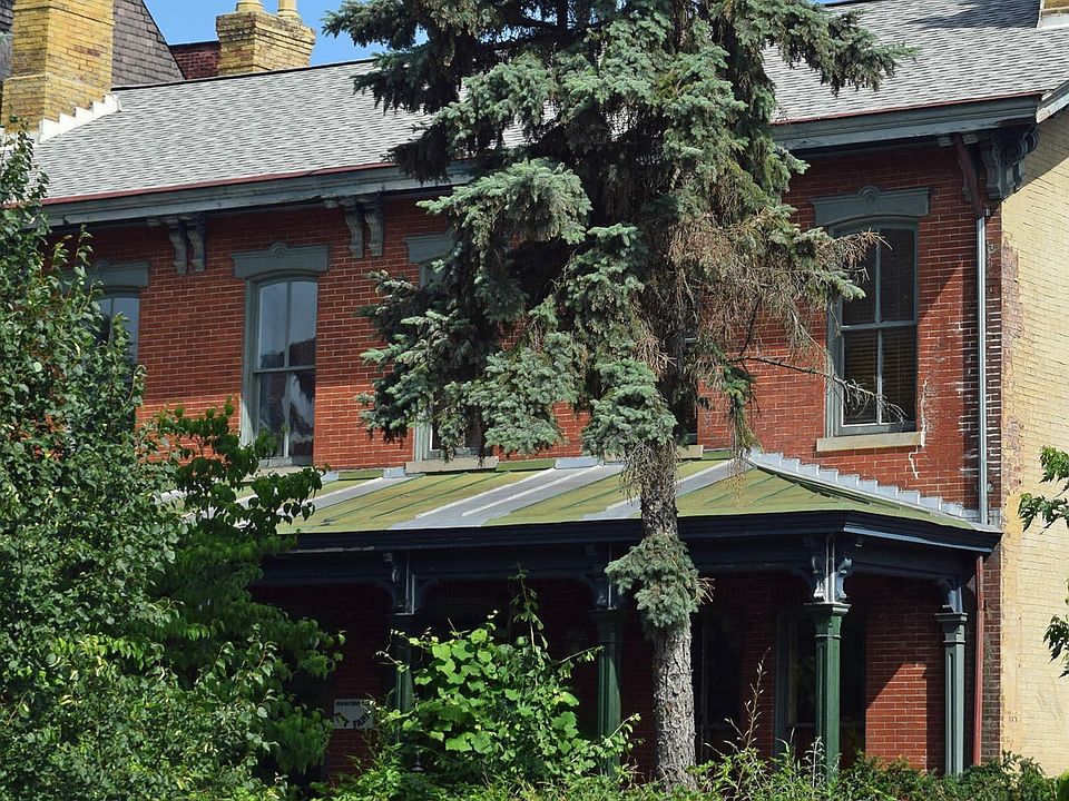 Front of building.