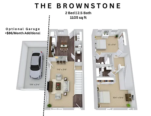 Floor plan The Brownstone
