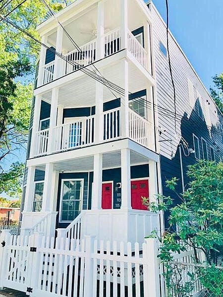 Garden level unit in this four family building