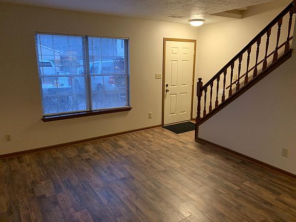 Living room and front. entry.