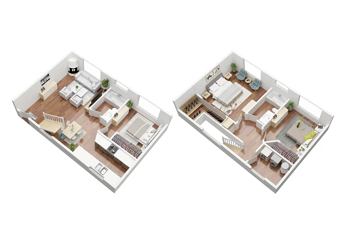 Floor plan Elm (Townhouse)