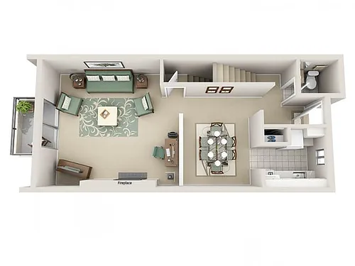 Floor plan Townhouse