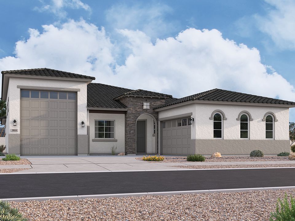 Elevation B w Optional RV Garage