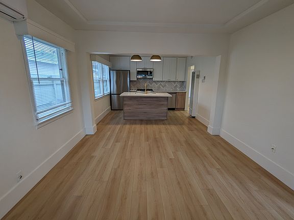 Living room and kitchen